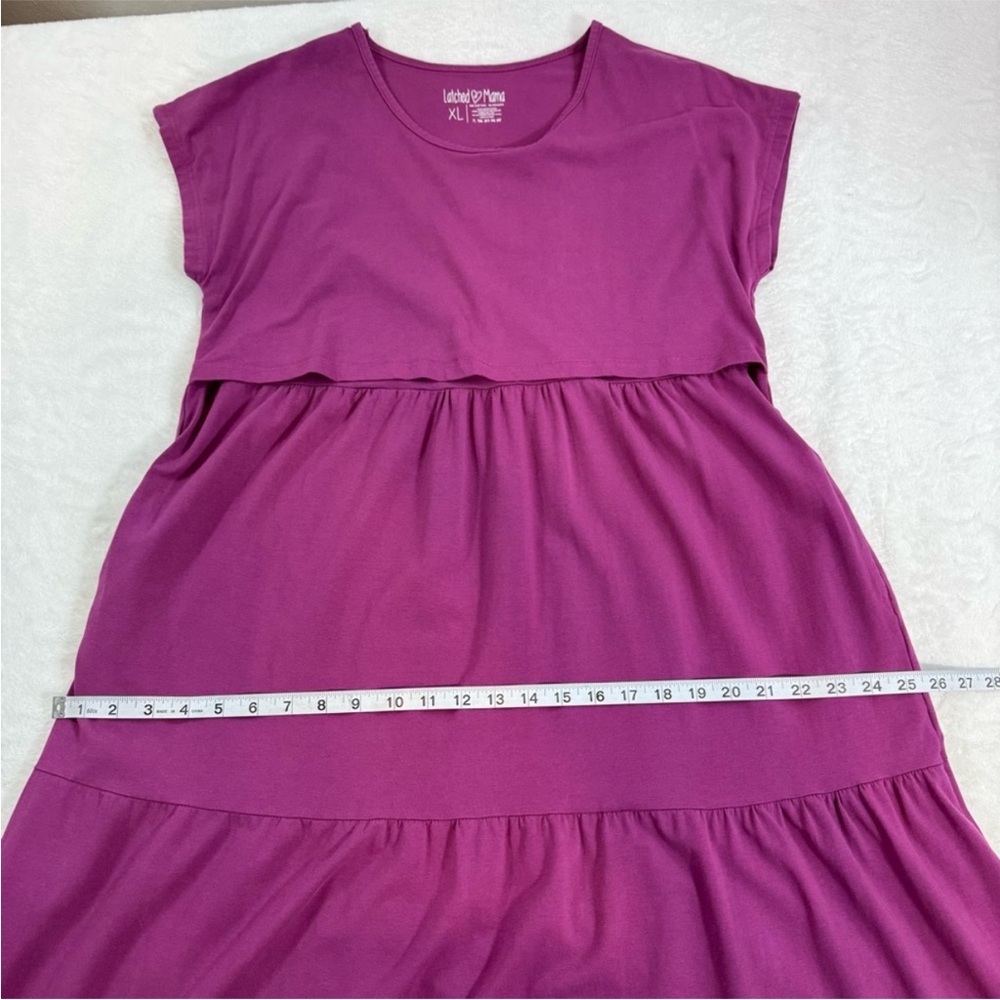 Latched Mama Vibrant Purple Maxi Dress - Picture 7 of 8
